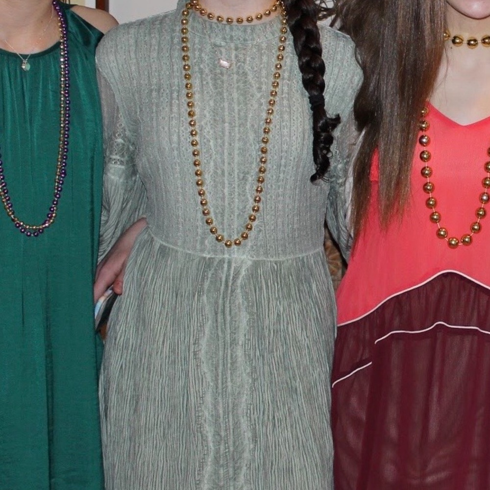 Green lace dress from Fabrik